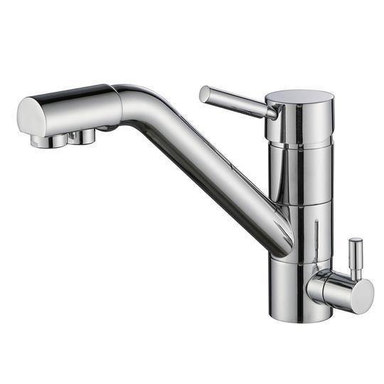 3 in 1 Cromato Miscelatore Lavabo per Acqua Filtro Rubinetto