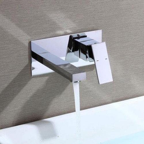 Miscelatore Bacino a Parete Homelody Rubinetti a Muro da Incasso per Bagno - Homelody-it