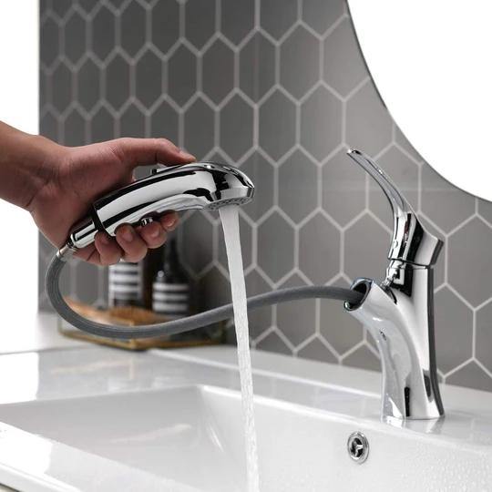  Miscelatore Lavabo con Doccetta 