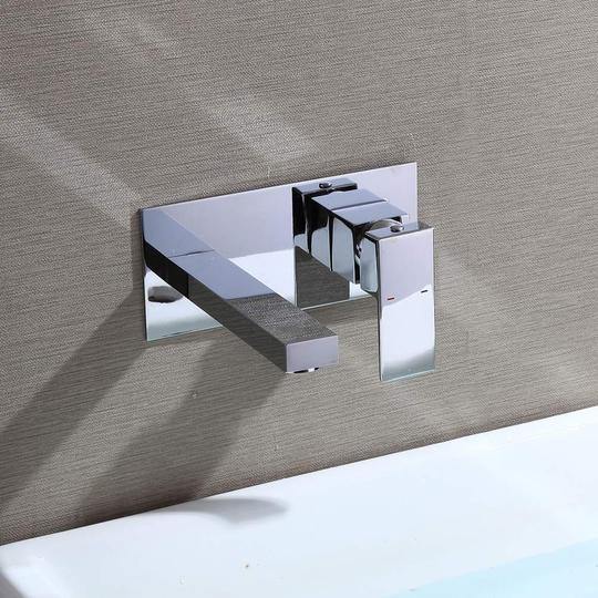 Miscelatore Bacino a Parete Homelody Rubinetti a Muro da Incasso per Bagno - Homelody-it