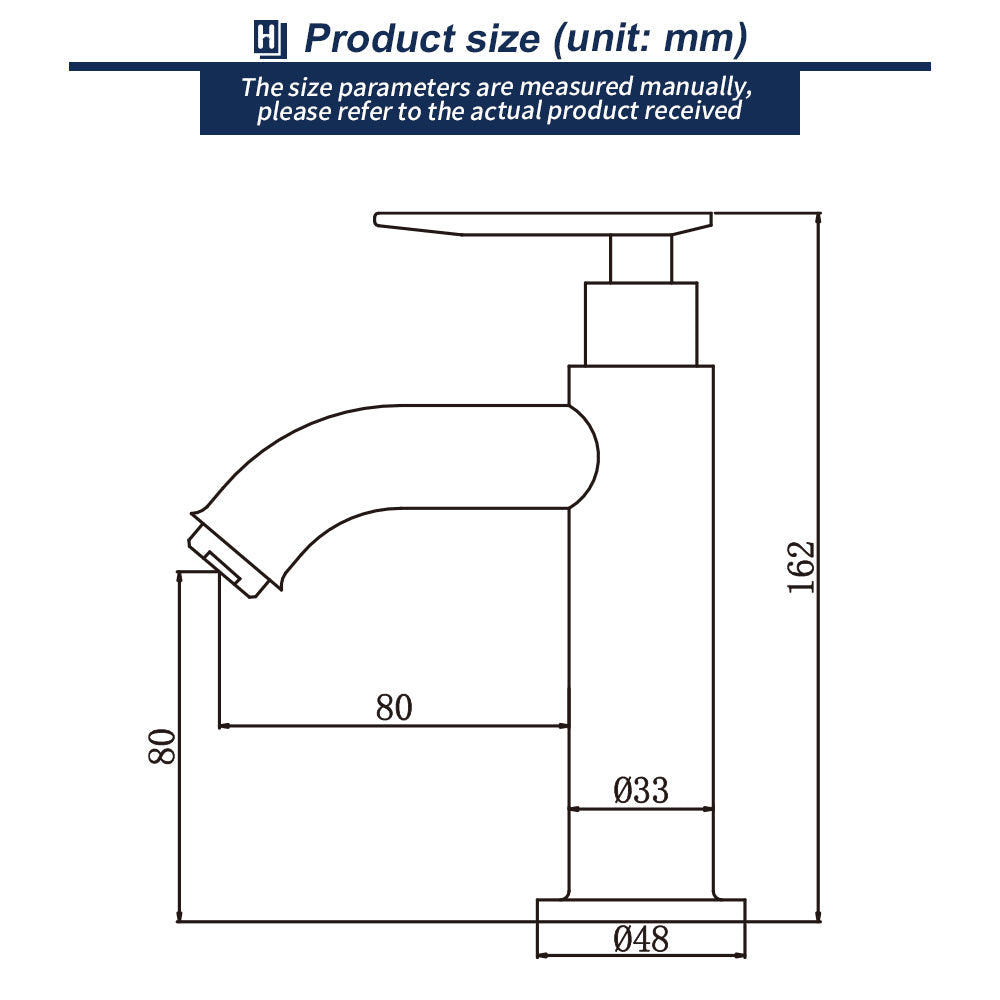 Homelody Kit Fissaggio Rubinetto Acqua Fredda Solo Rubinetto Bagno Lavabo/Lavabo Cromo-Homelody-it