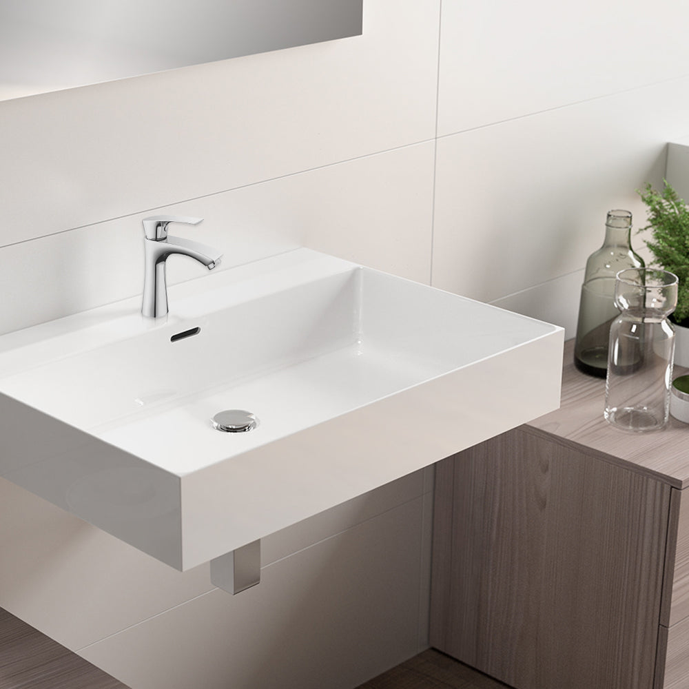 Ottone Rubinetto bagno rubinetti acqua fredda per lavabo adatto per garage cantina stanza da bagno - Homelody-it