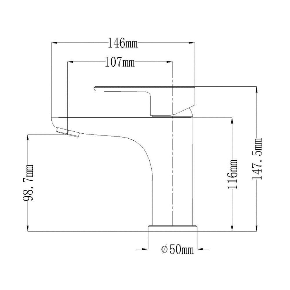 Aihom Rubinetto Bagno Lavabo monocomando miscelatore bagno per lavandino - Homelody-it