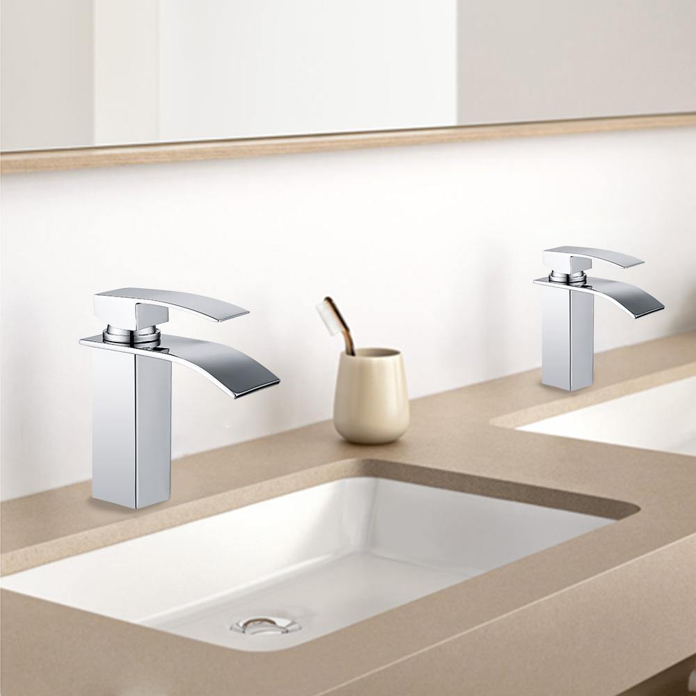 Miscelatore Lavabo a Cascata HOMELODY Originale Rubinetteria Bagno Ottone - Homelody-it